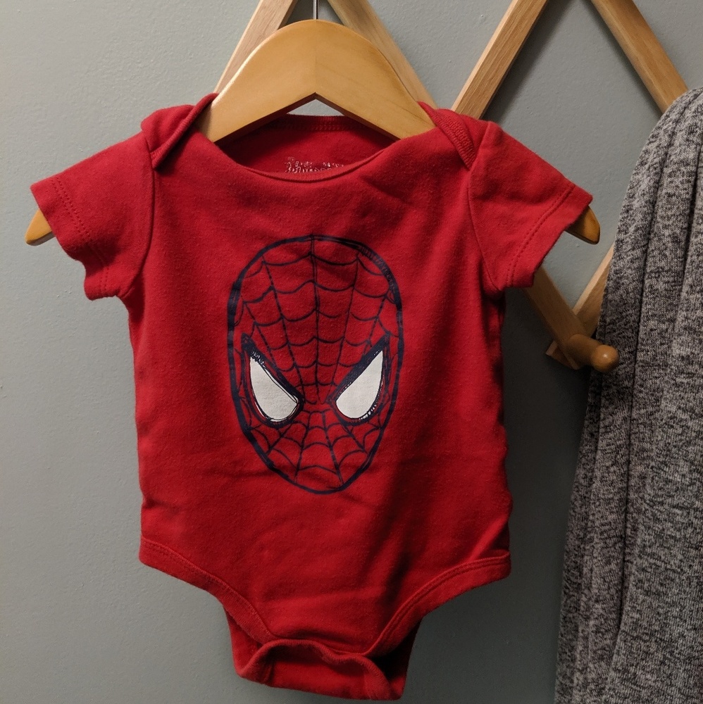 Spider-Man Marvel Onesie Bodysuit